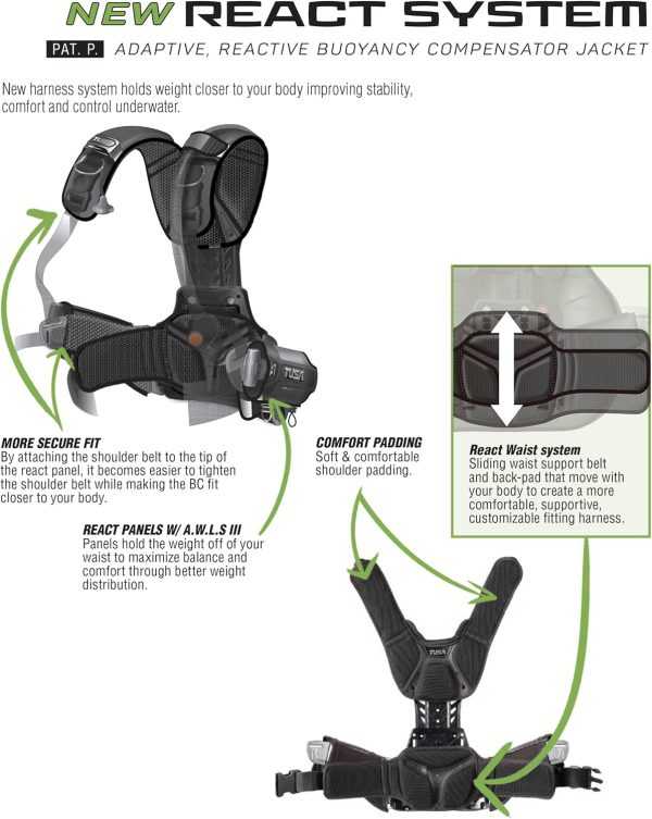 TUSA BB REACT BCD Duikjacket