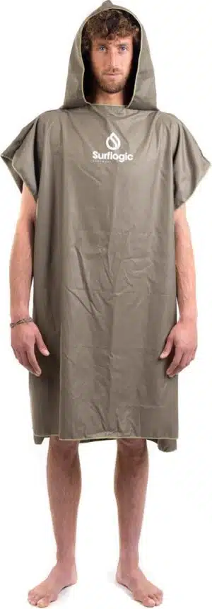 SURFlogic Microfiber Poncho Olive green