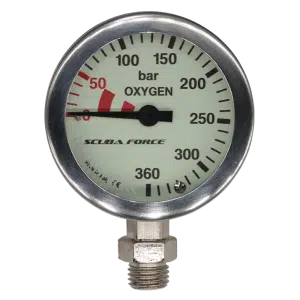 SCUBAFORCE Manometer SPG 360 oxygen