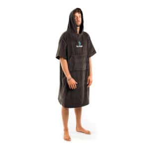SURFLOGIC - Towel Poncho Black