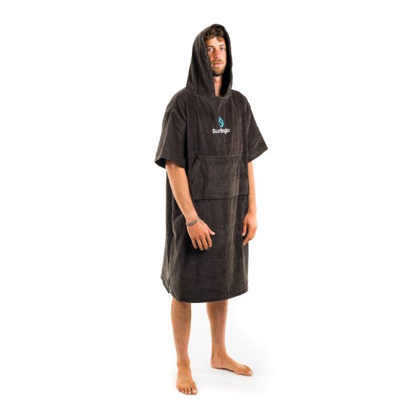SURFLOGIC - Towel Poncho Black
