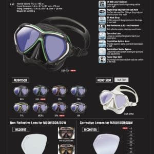 TUSA-M2001S Paragon Duikmasker