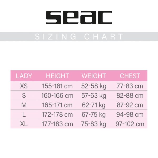 SEAC 2,5mm Undervest Ladies