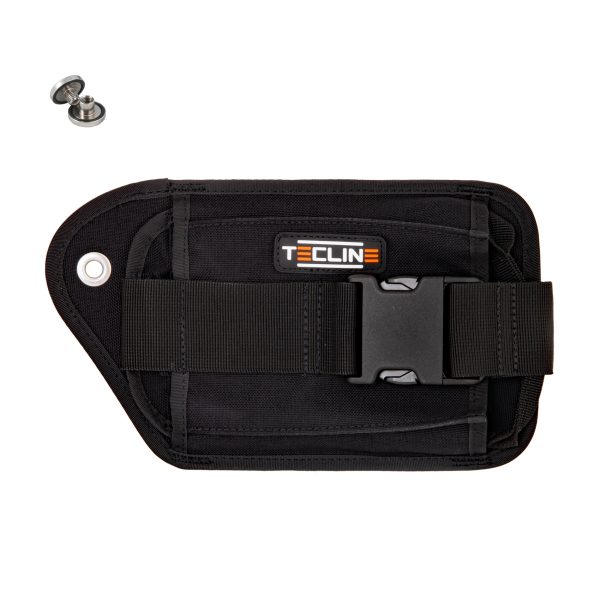 TECLINE - Double weight pocket, right +SS bolt/nut