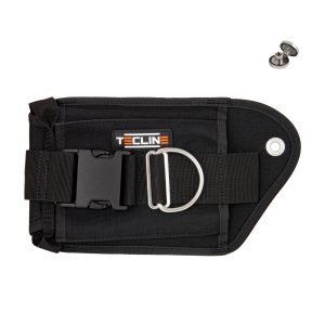 TECLINE – Double weight pocket, left + SS bolt/nut