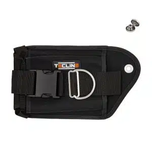 TECLINE – Double weight pocket, left + SS bolt/nut
