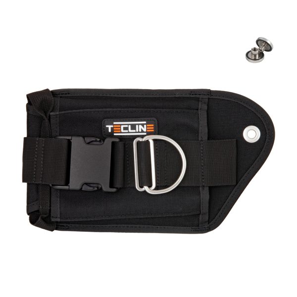 TECLINE – Double weight pocket, left + SS bolt/nut
