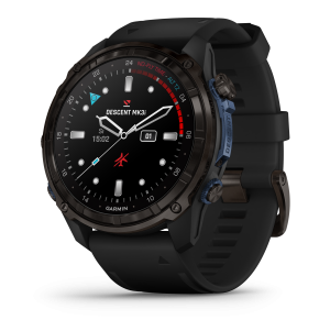 GARMIN Descent™ Mk3i – 51 mm, Koolstofgrijs DLC titanium met zwarte silicone band