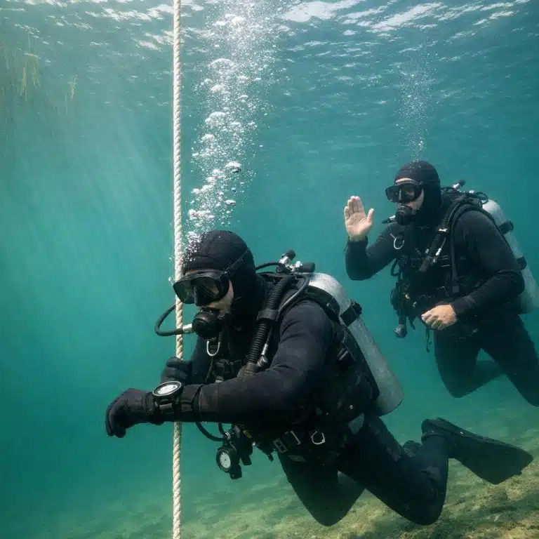 Veilige opstijgsnelheid PADI