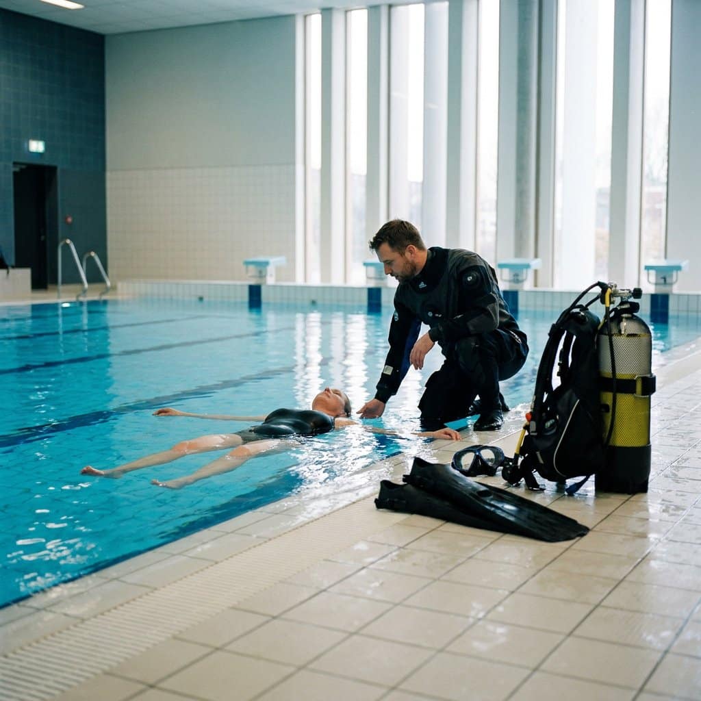 PADI halen zonder te kunnen zwemmen